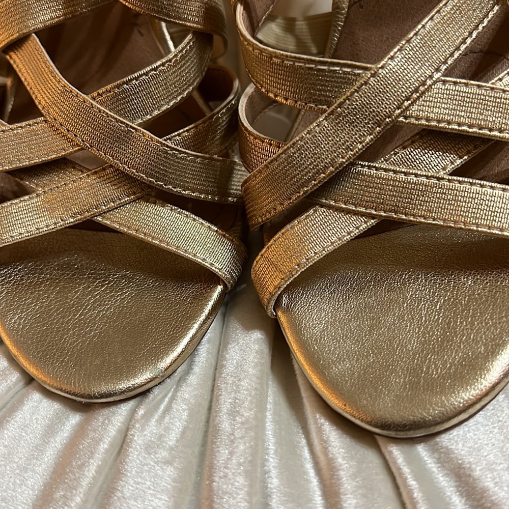 Gold heels